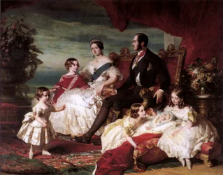 Queen Victoria, Prince Albert, and children